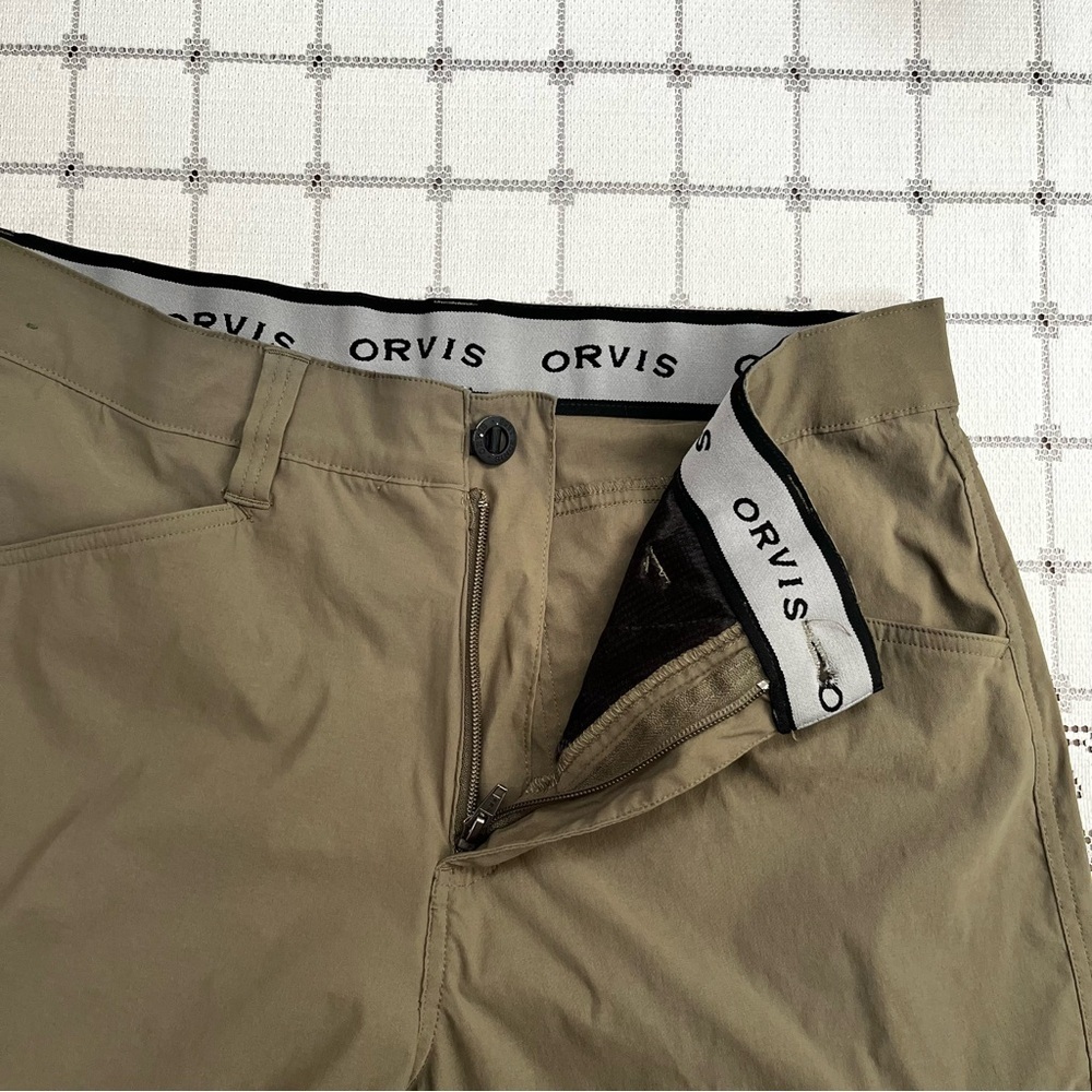 Orvis Men’s Performance Stretch Cargo Pants 34x30 - Olive Green - Picture 4 of 10